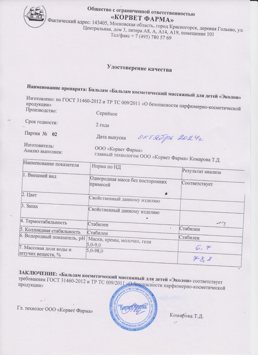 Паспорт №10202402